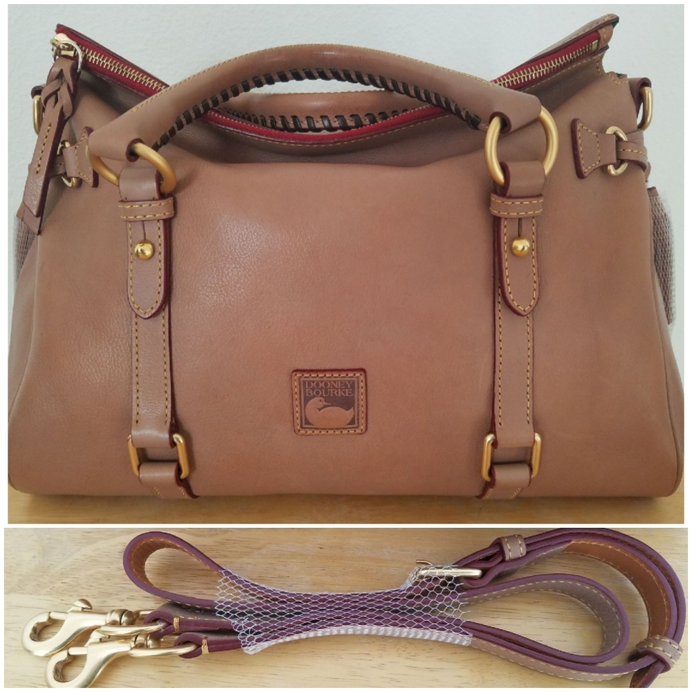 D&B Florentine Medium Satchel Mushroom